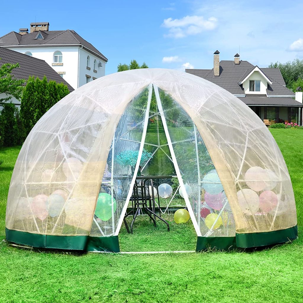 l'igloo de jardin, une tente à la mode